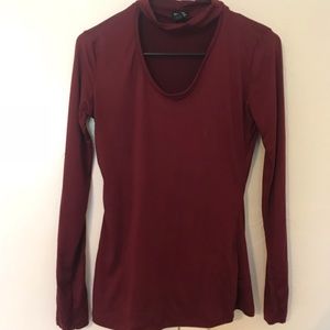 Burgundy Long-sleeve